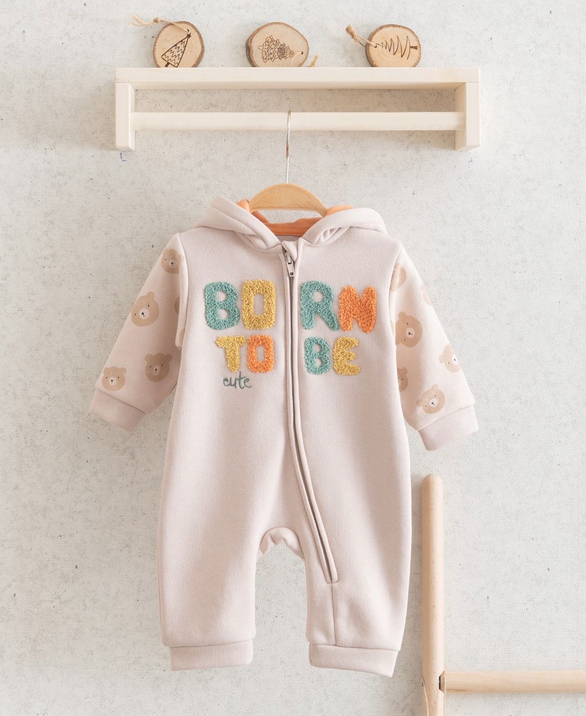 Bež born to be cute zeka