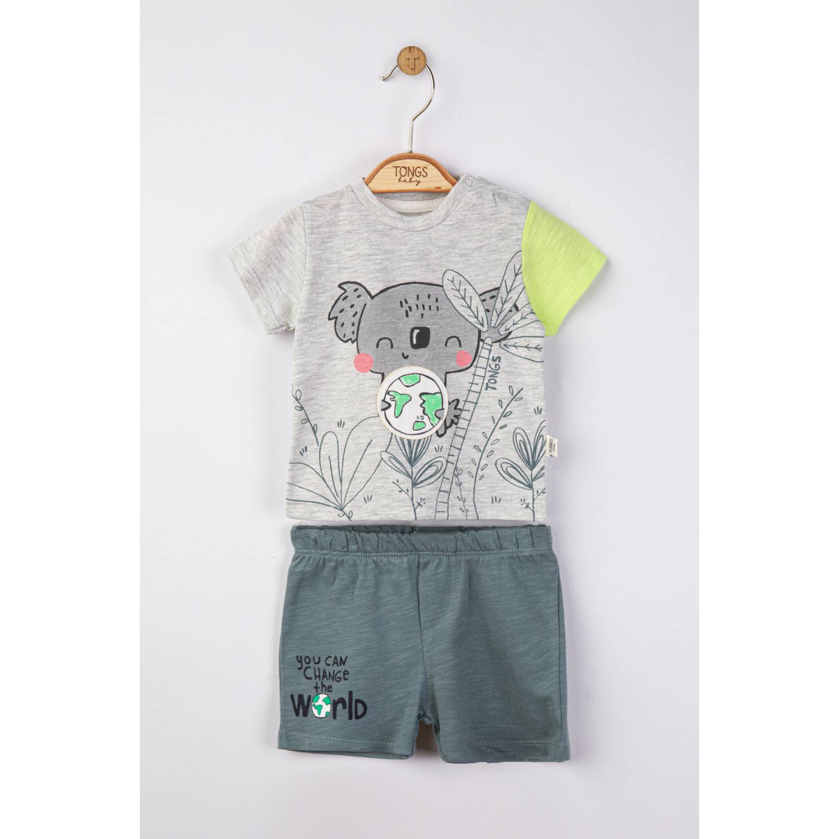 Earth koala zeleni komplet