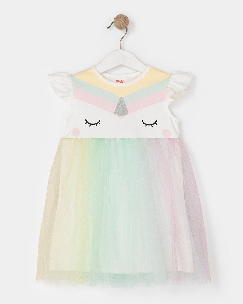 Jednorog haljina sa kajsija detaljima