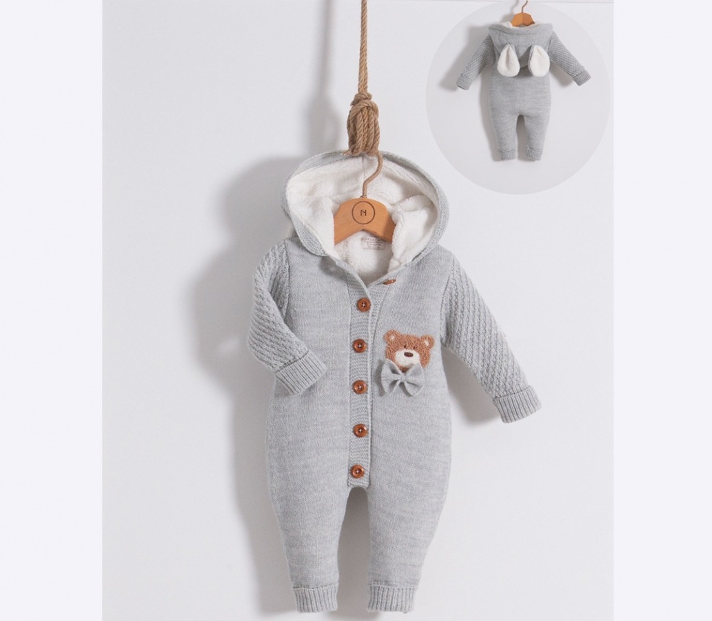 NipperLand sivi meda skafander