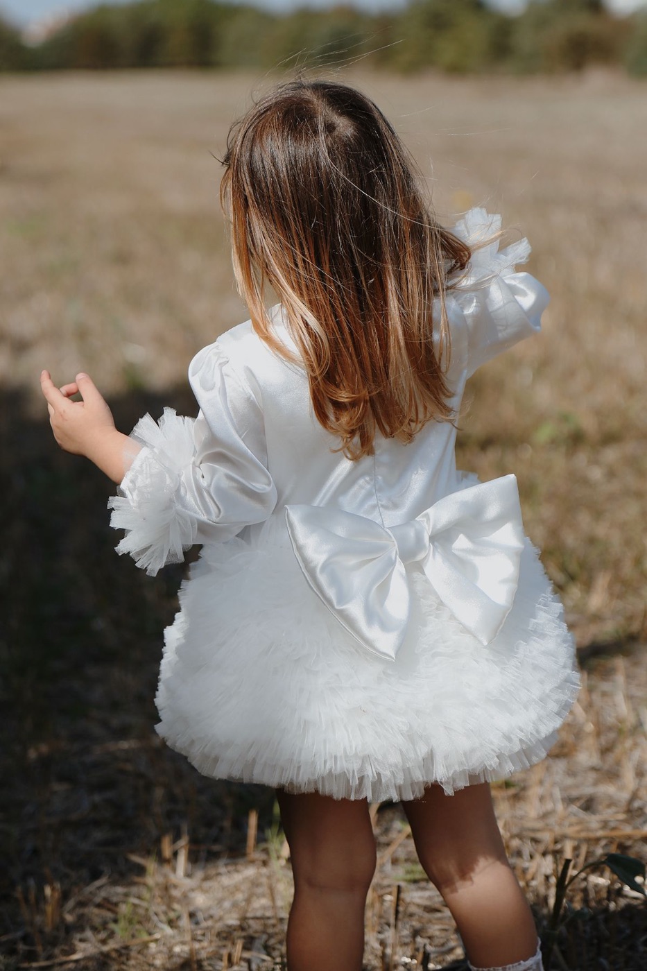 Viola bela satenska haljinica